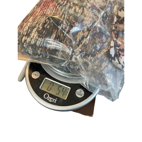 House of Harlow 1960 Blouse Women's Medium Chiffon Mock Neck Long Sleeve Smocked - Picture 11 of 11